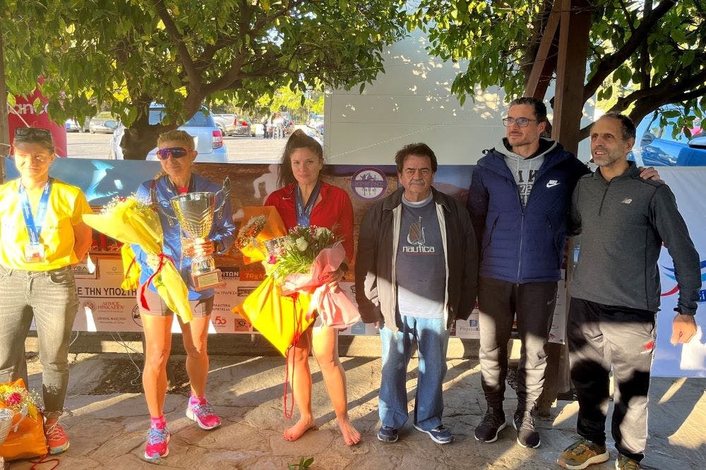 20ός Μινωικός Άθλος: Τερμάτισαν μαζί πρώτοι Οικονομάκης και Θωμαδάκης, νικήτρια η Στεφανή runbeat.gr